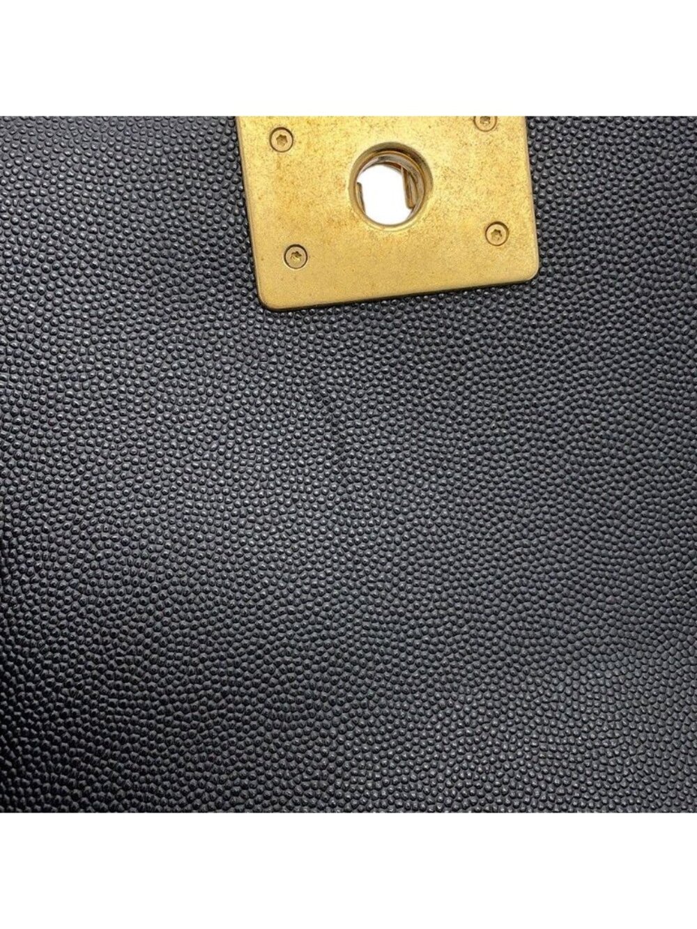 Chanel Chain Shoulder Bag Boy Small Quilted CC Logo Black - Picture 10 of 10